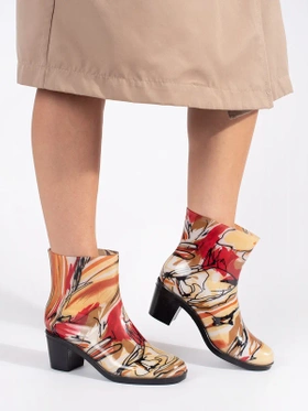 Colorful Heeled Rain Boots