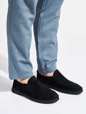 Black Slip-on Loafers