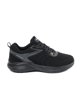 Black lightweight men's sports shoes