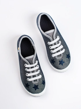 Slip-On Kids' Grey Sneakers