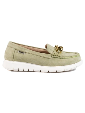 Comfortable Green Platform Loafers