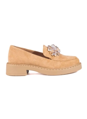 Beige Suede Loafers Potocki