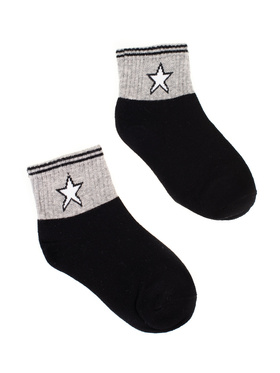 Children's Black Star Socks