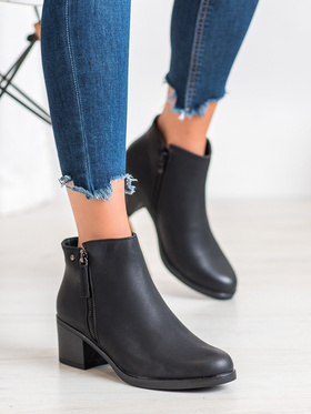 Chunky Heel Ankle Boots