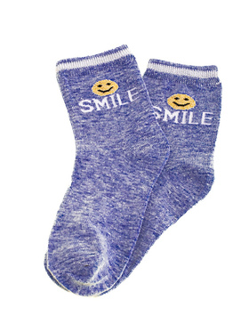 Children's Blue Smile Socks