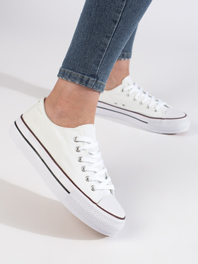 White Platform Sneakers