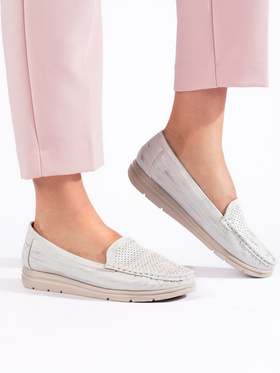 Cozy White Loafers