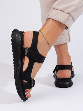 Sportowe sandały damskie czarne